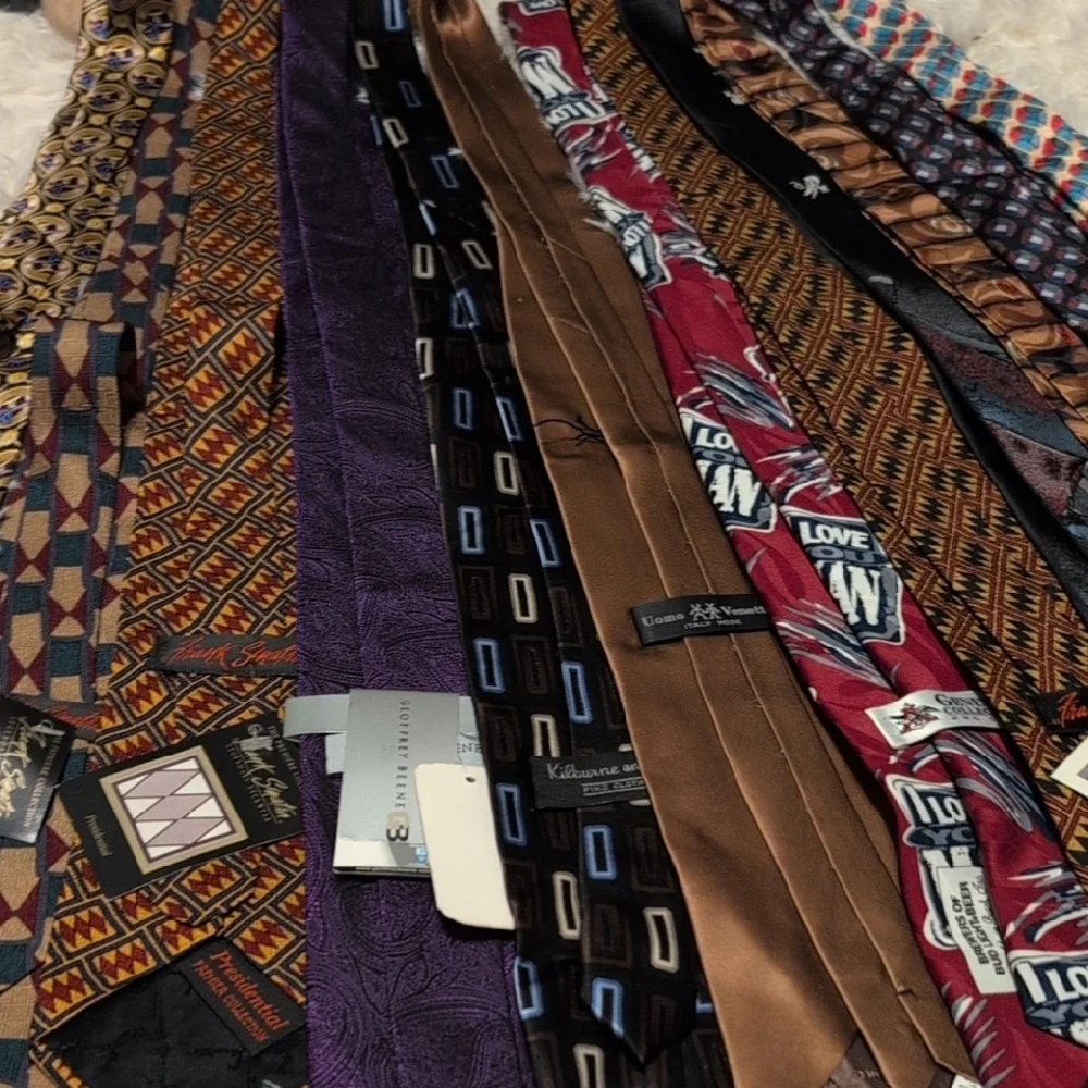 12 Lot Mens Ties Frank Sinatra Don Loper Fratello Uomo Venetto Kilburne & Finch - Picture 11 of 16